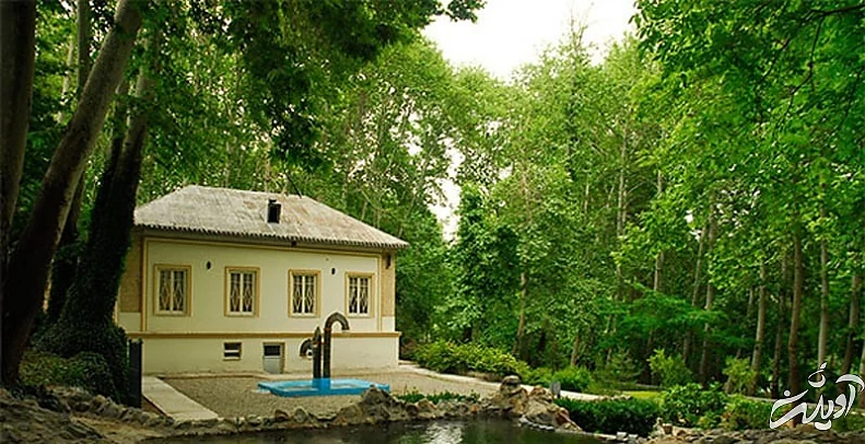 نمای بیرونی کاخ ملکه مادر در مجموعه سعد آباد